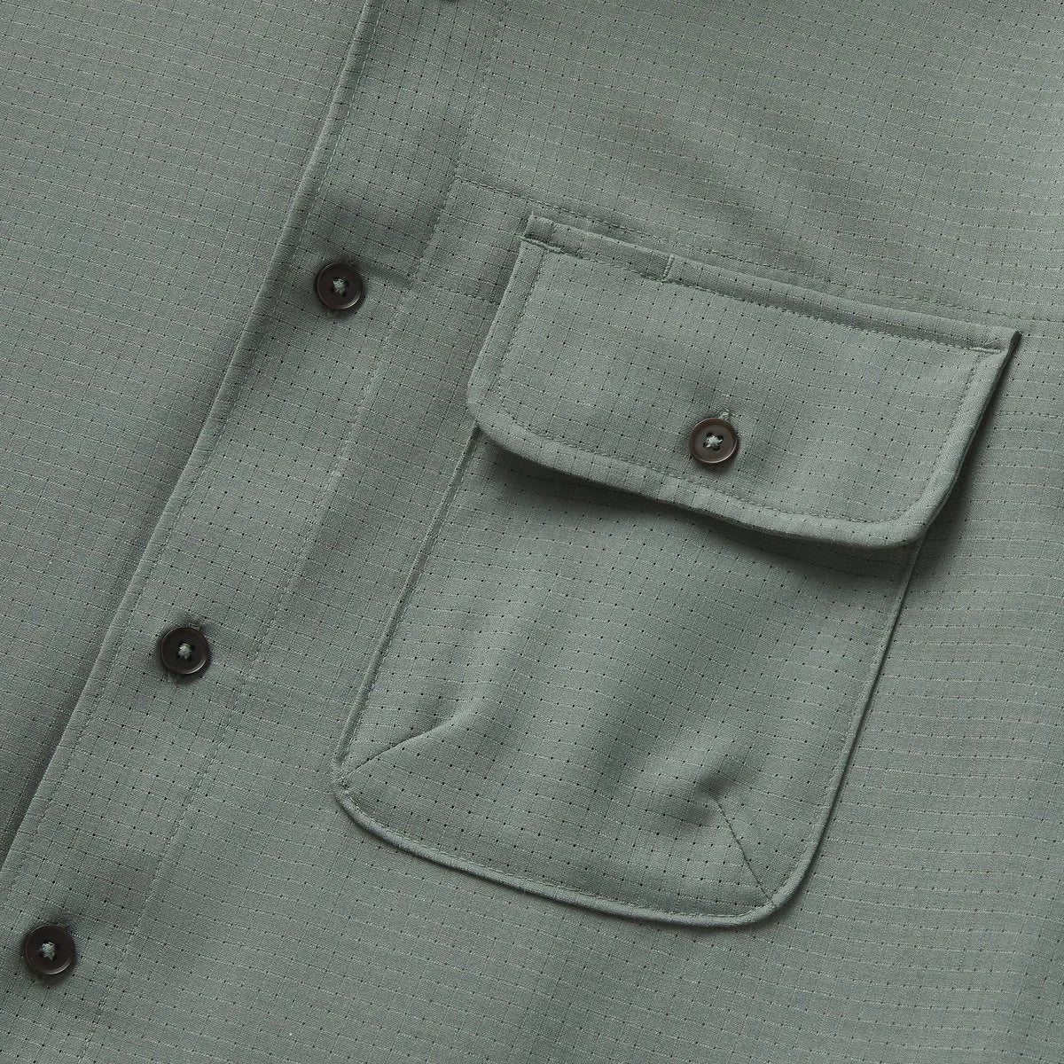 Men's Lightweight Wool Blend Trail Shirt - Green