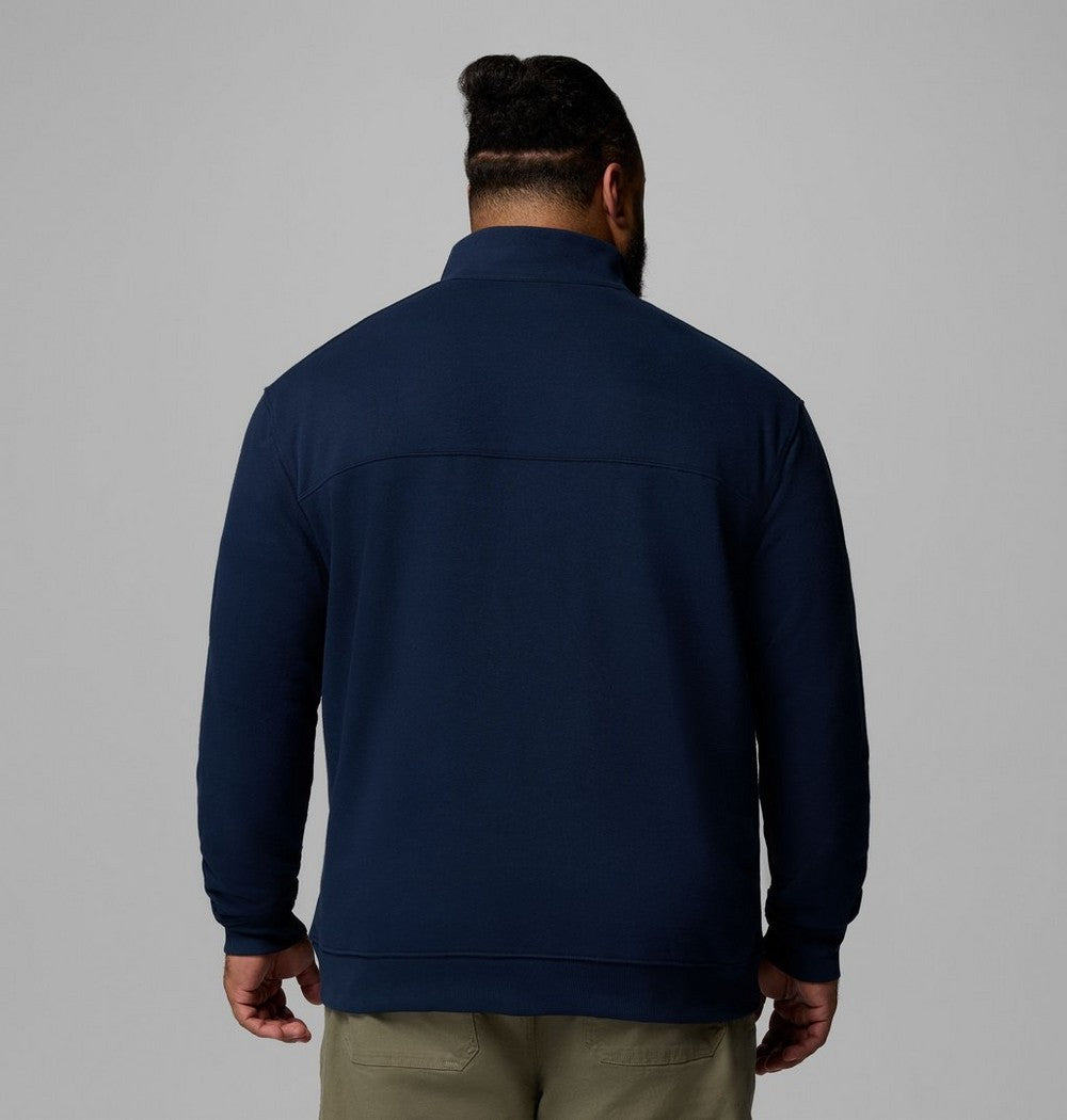Men's Big Half-Zip Fleece Pullover - Blue
