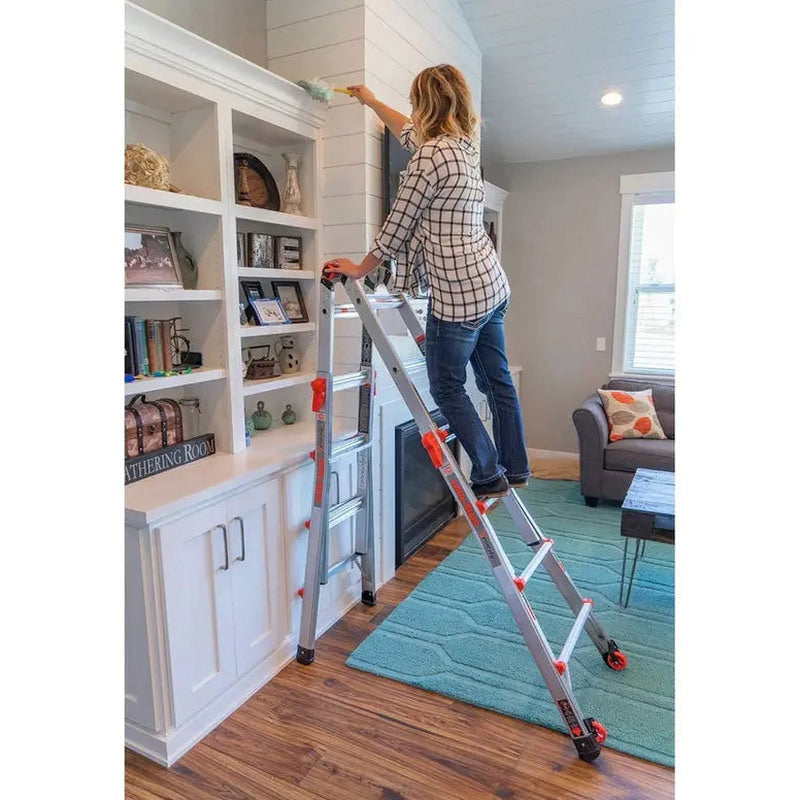 Little Giant Velocity 17-Foot Multi-Position Ladder - Type 1A Duty Rating, Aluminum Construction