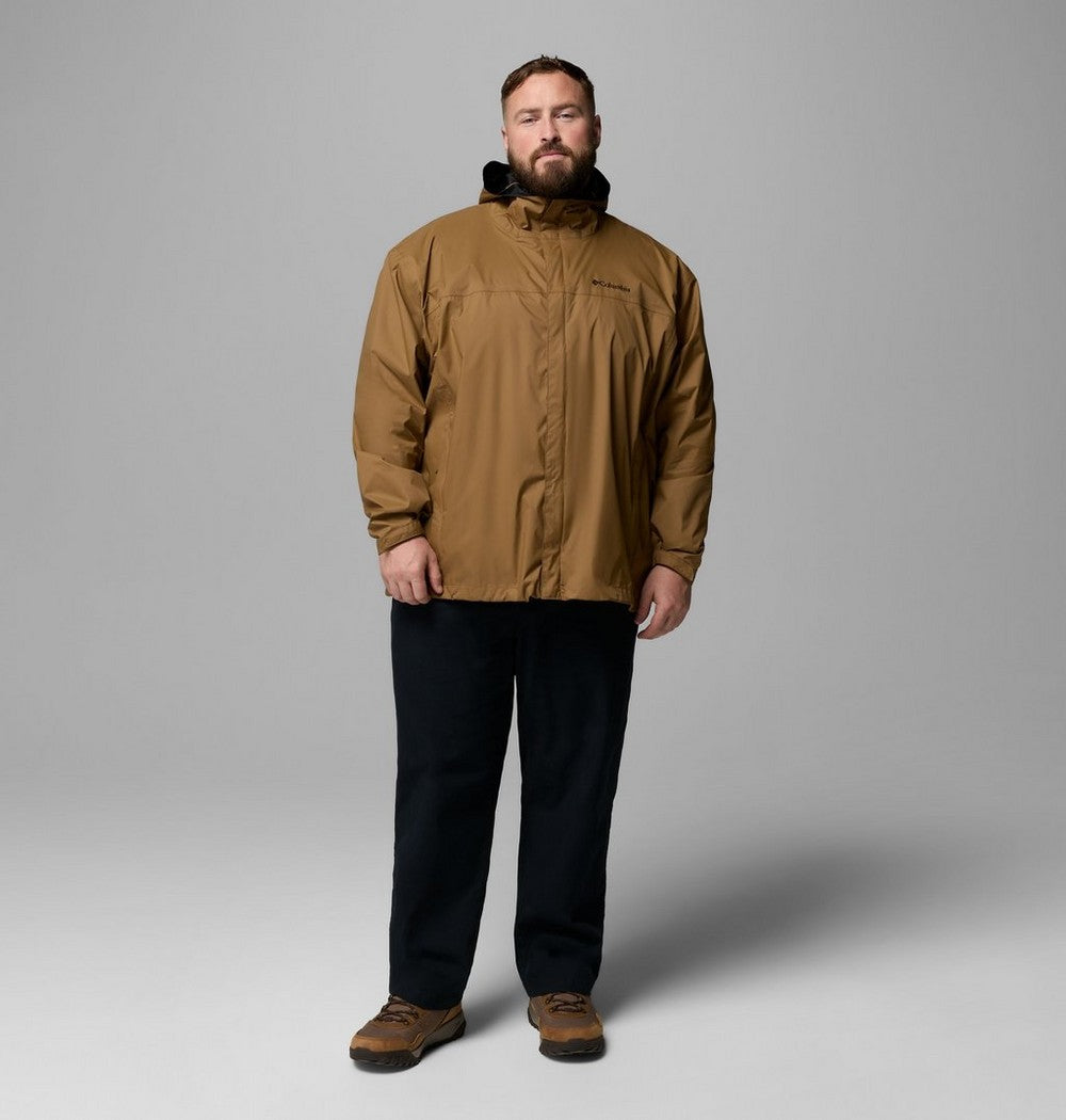Men's Big Seam-Sealed Rain Jacket - Blue