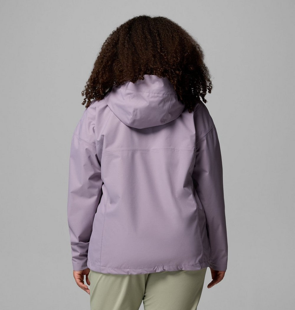 Women's Plus Size Waterproof Rain Jacket - Navy