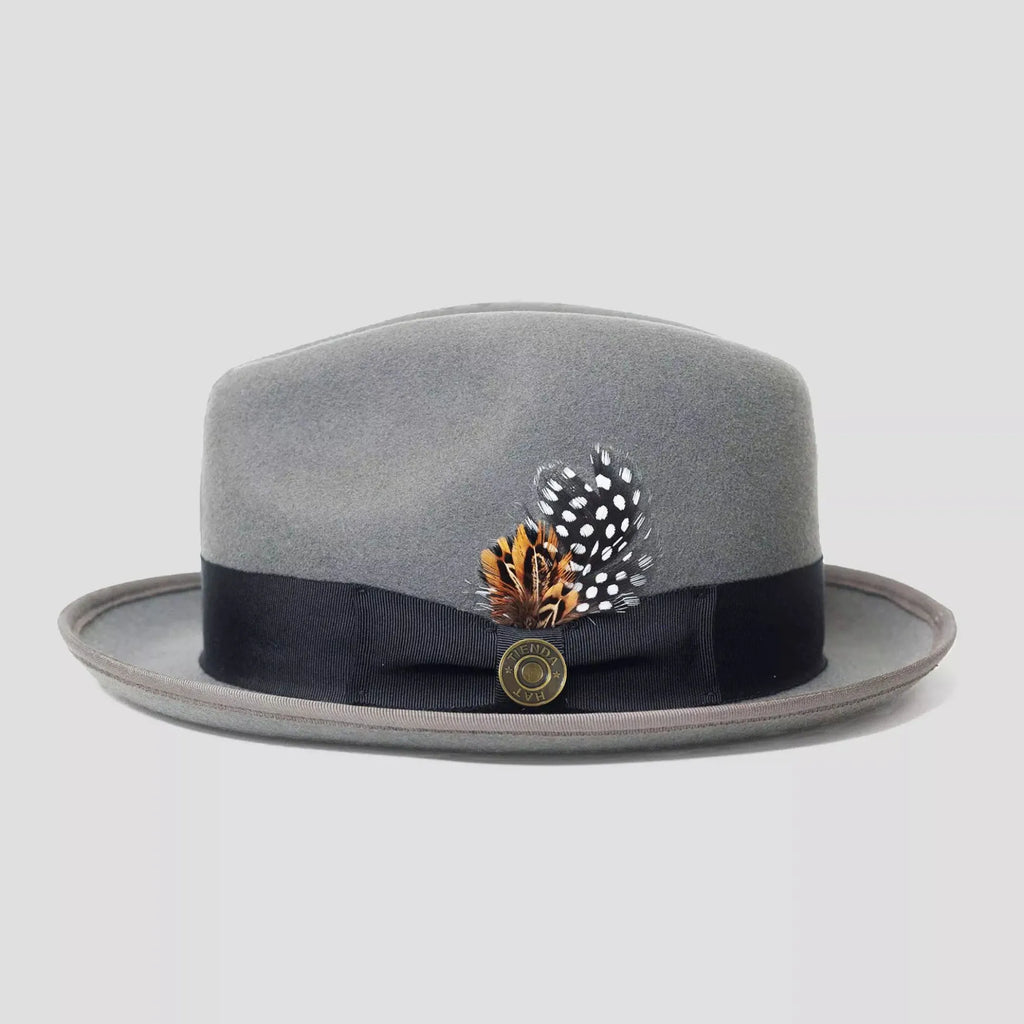 Thread Ranch Thread Bikary Fedora - Grey/Dark Olive