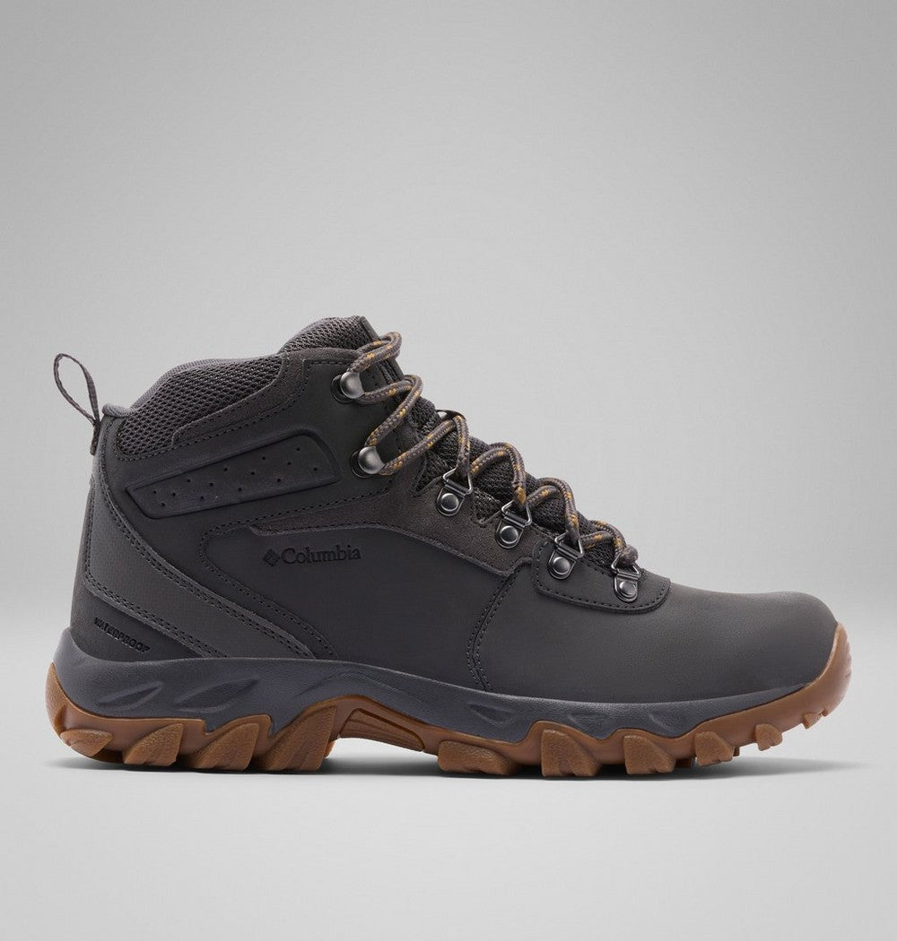 Men's Wide Waterproof Hiking Boot - Tan Blue