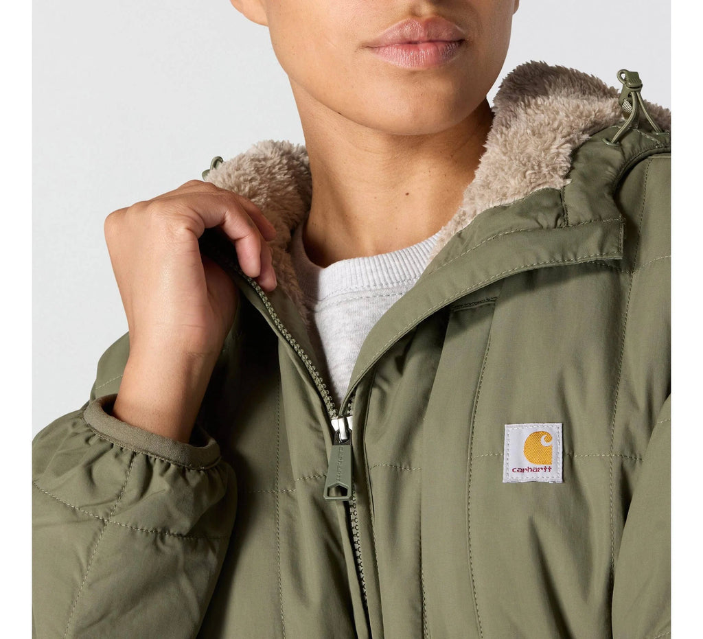 Women's Insulated Hooded Coat - Black