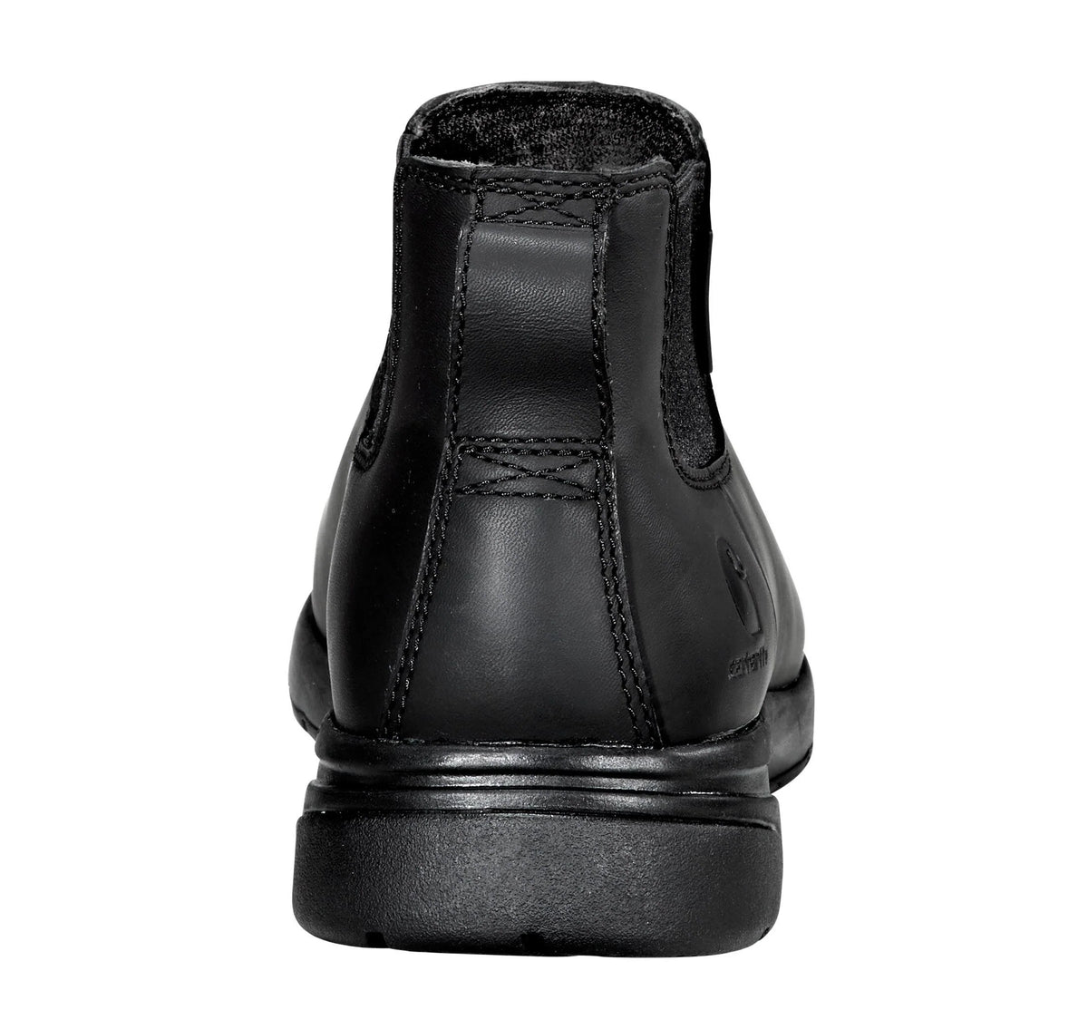 4-Inch Water-Resistant Nano Toe Pull-On Boot - Black