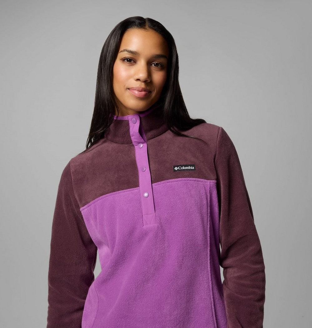 Women's Half-Snap Fleece Pullover - Navy