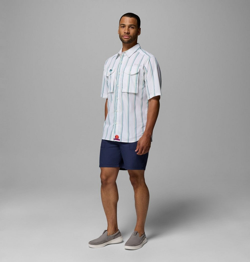 Men's Printed Short Sleeve Fishing Shirt