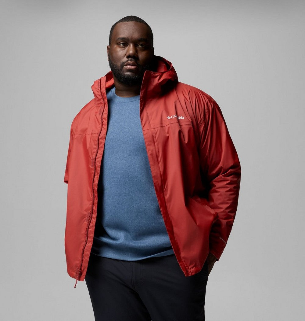 Men's Big Seam-Sealed Rain Jacket - Blue