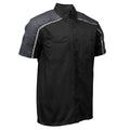 Men's Reflective Mechanic Shirt - Black Gray