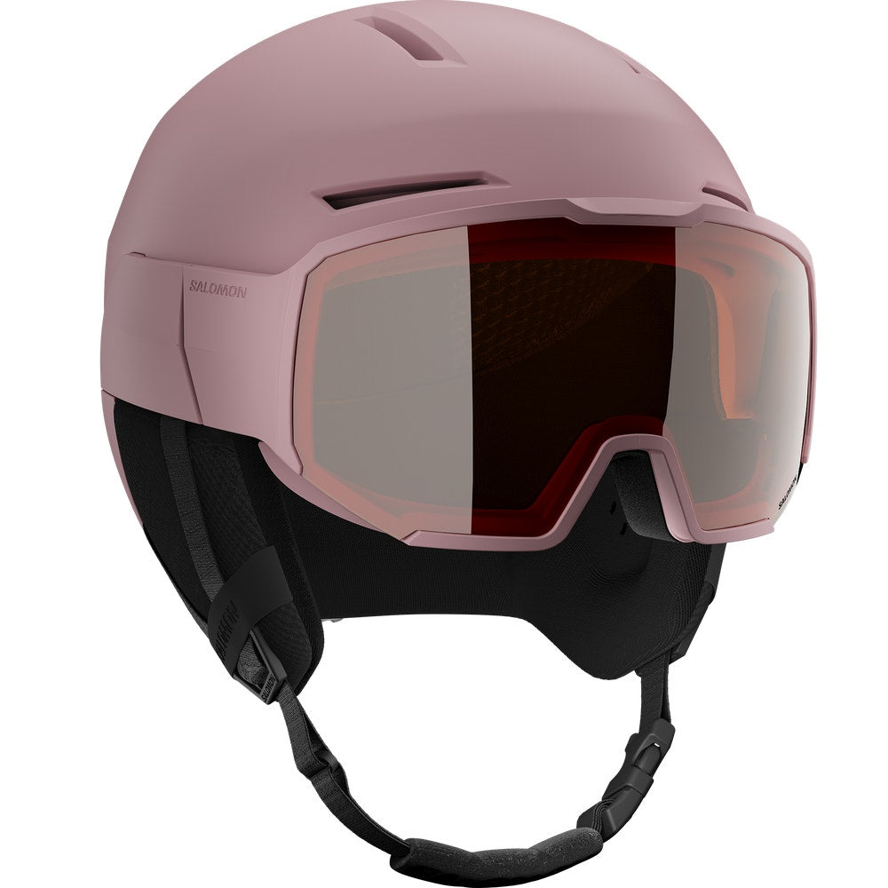 Adjustable Ski Helmet With Visor - Black
