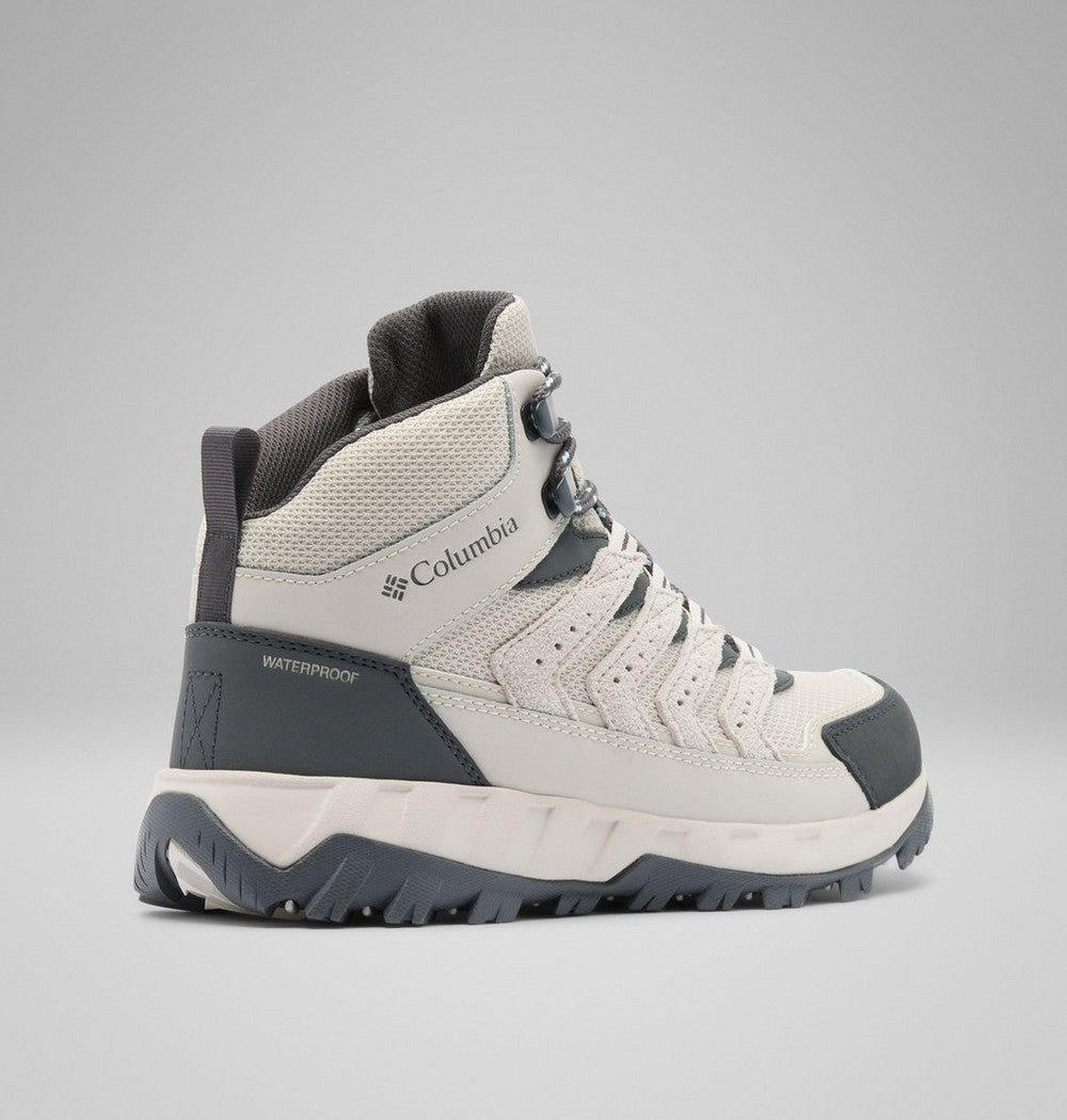 Women's Wide Waterproof Mid Hiking Shoe - Gray