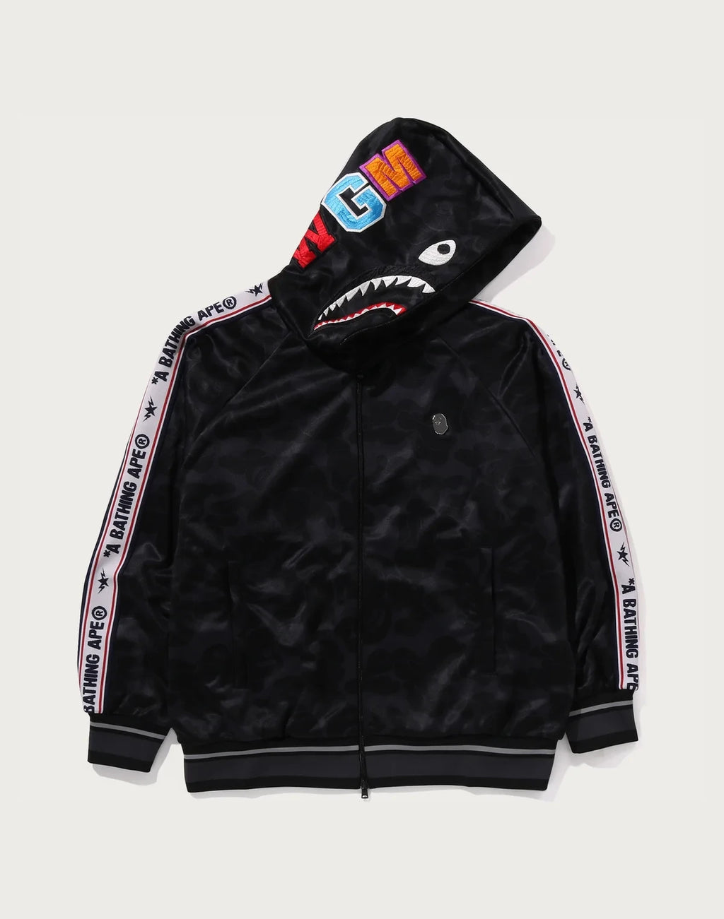 Men's Relaxed Cotton Zip Hoodie - Black
