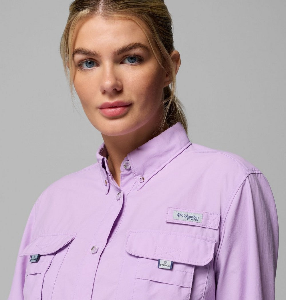 Women's Long Sleeve Fishing Shirt - Pink