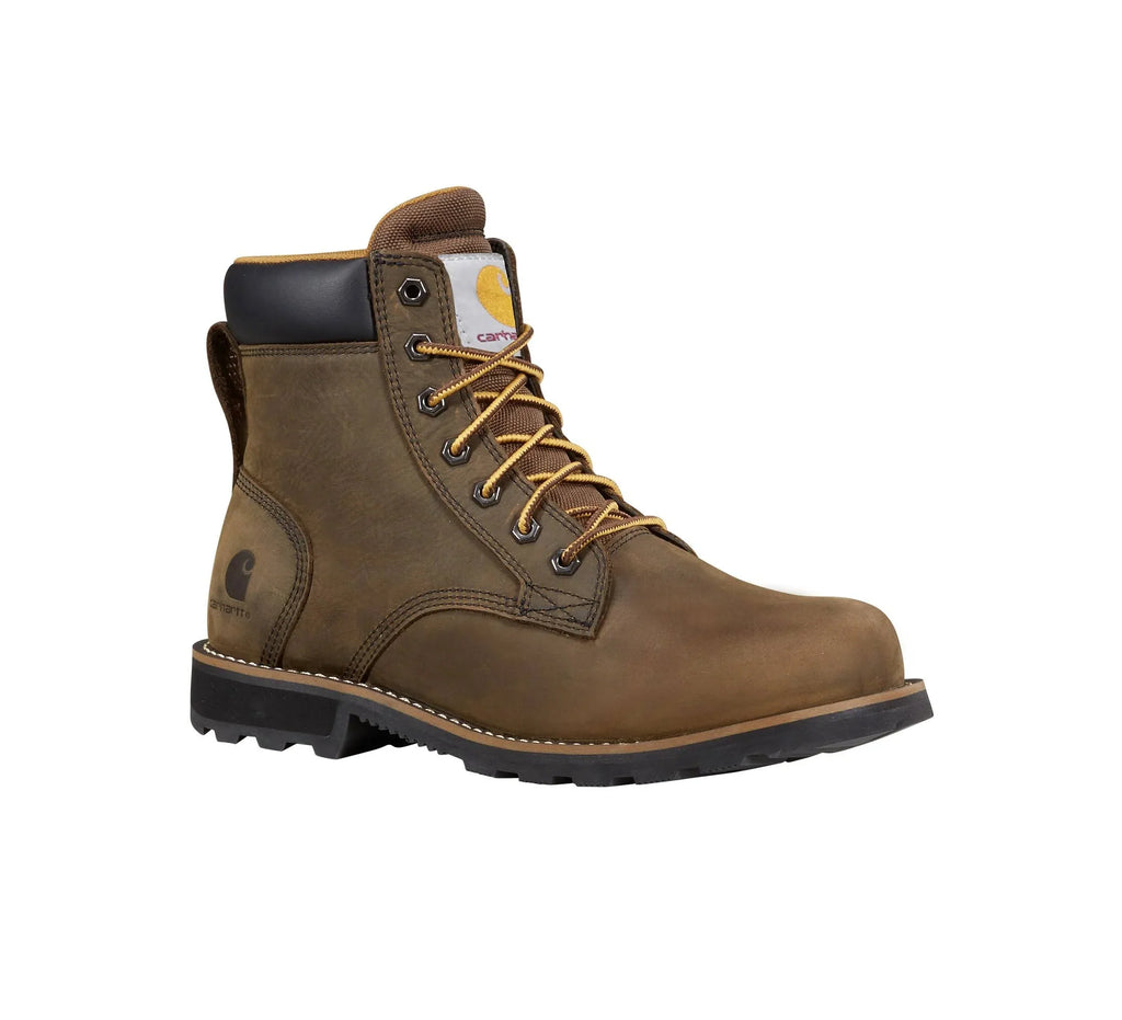 6-Inch Water-Resistant Work Boot - Dark Brown
