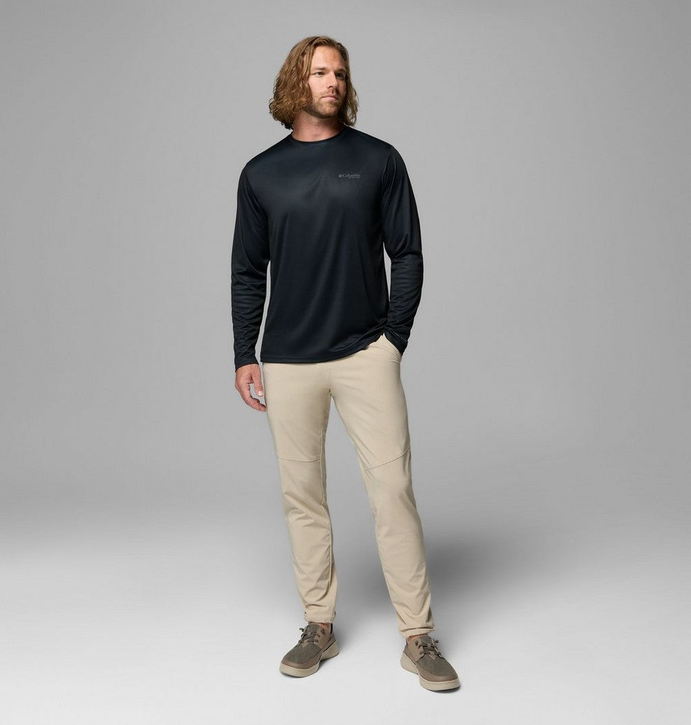 Men's Long Sleeve Fishing Shirt - Blue Navy