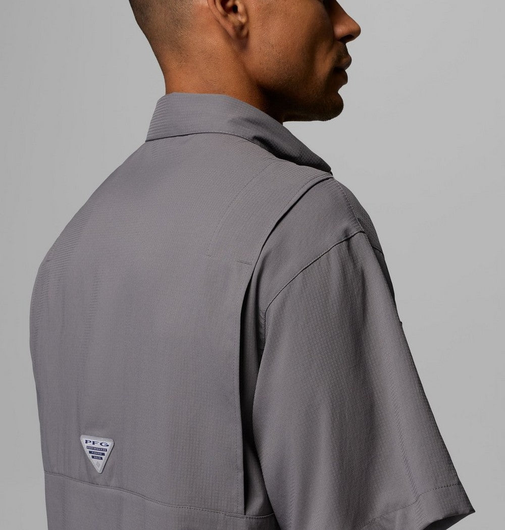 Men's Short-Sleeve Fishing Shirt - Blue