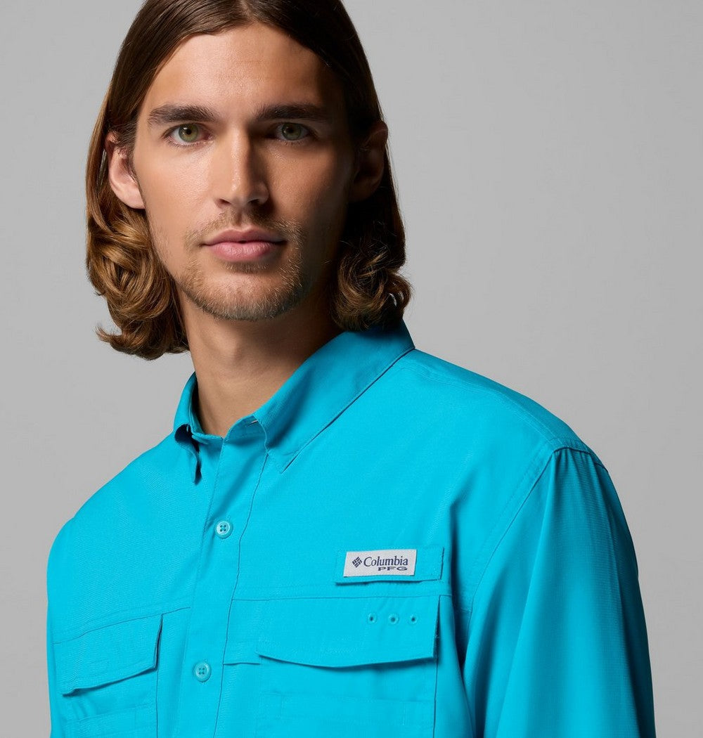 Men's Long Sleeve Fishing Shirt - White