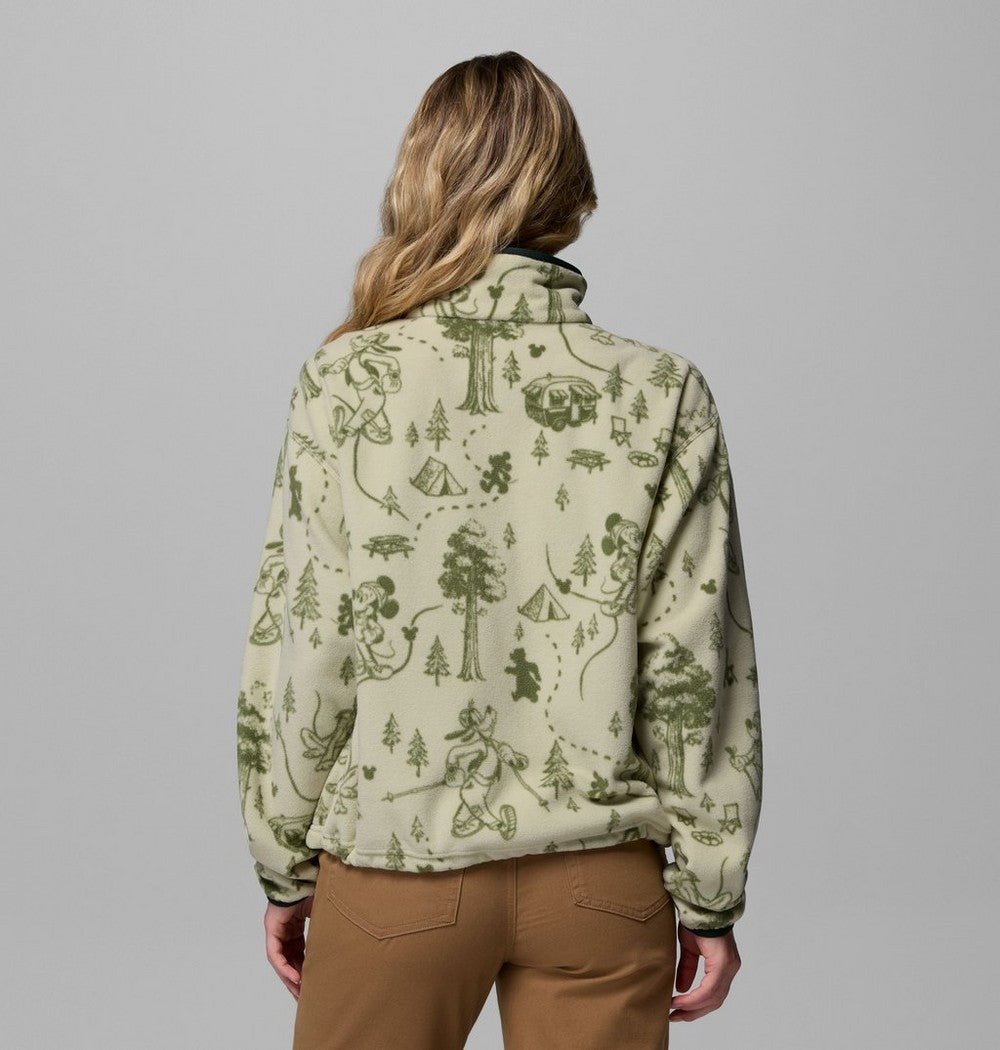 Women's Printed Half-Snap Fleece Pullover