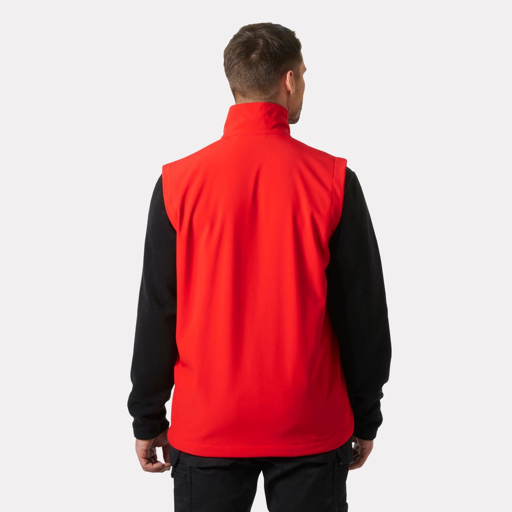 Men's Water-Resistant Softshell Work Vest