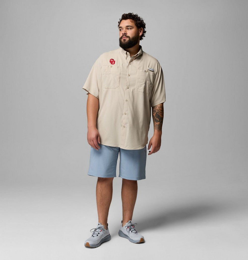 Men's Big UPF 40 Team Fishing Shirt - Tan
