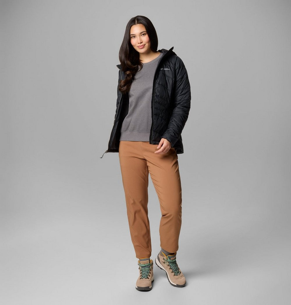 Women's Insulated Hooded Jacket - Wine