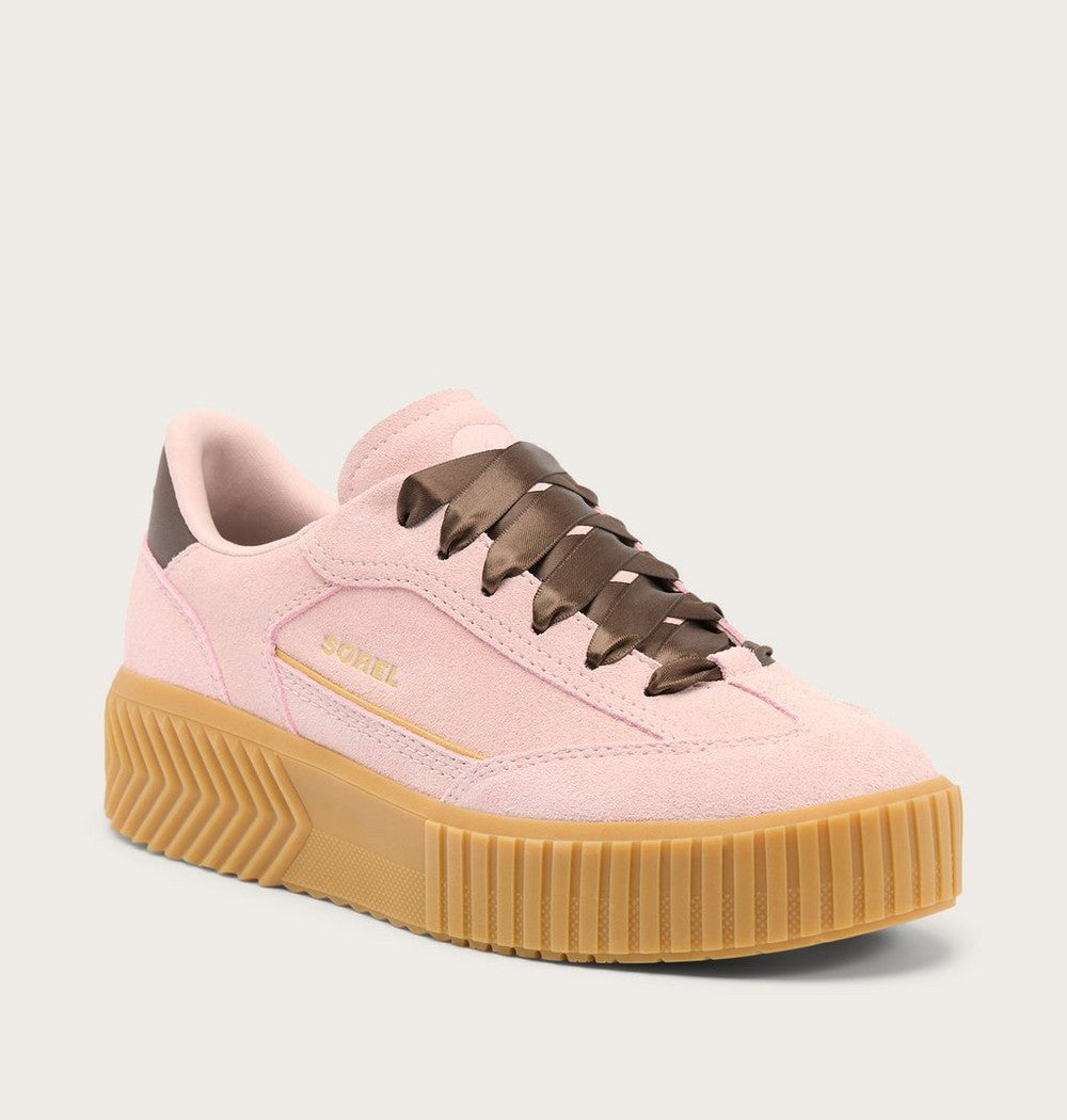Women's T-Toe Leather Sneaker - Green
