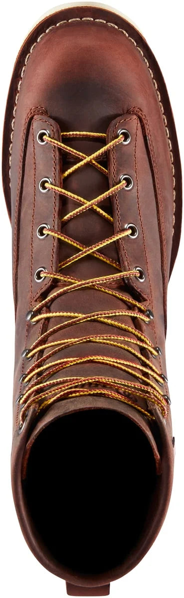 Men's 8-Inch Leather Work Boot - Brown