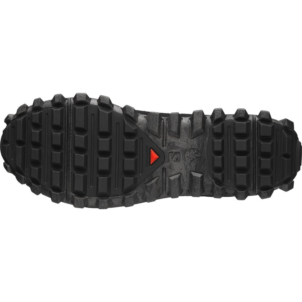 Suede Winter Slip-On Clog - Black