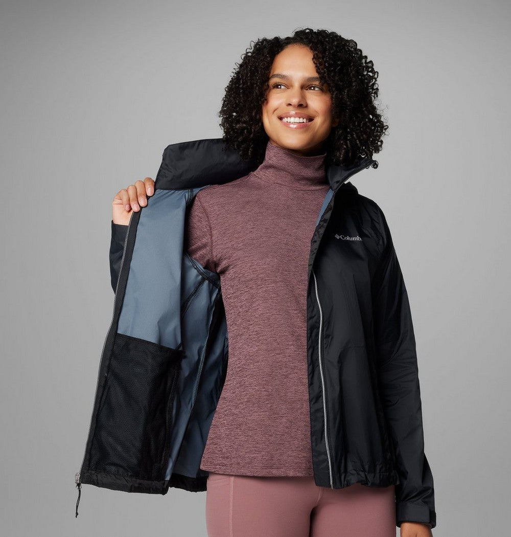 Women's Packable Water-Repellent Jacket - Blue