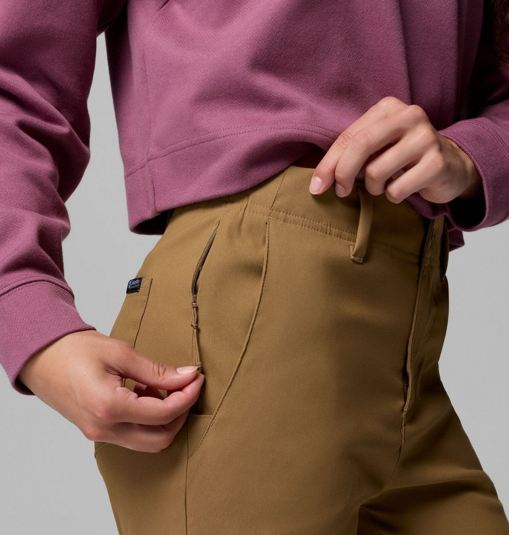 Women's Stretch Straight-Leg Pants - Green