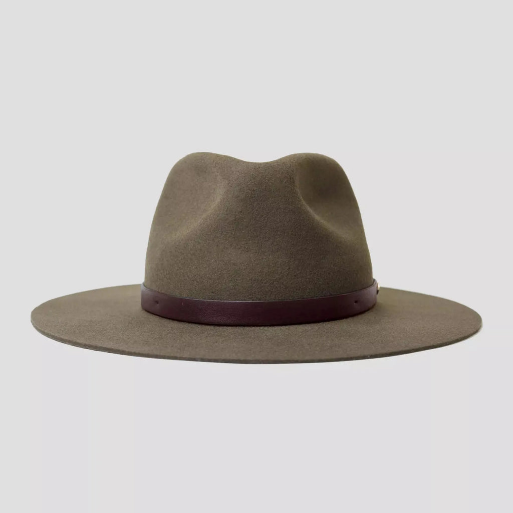 Geoffery Fedora-Dark Olive