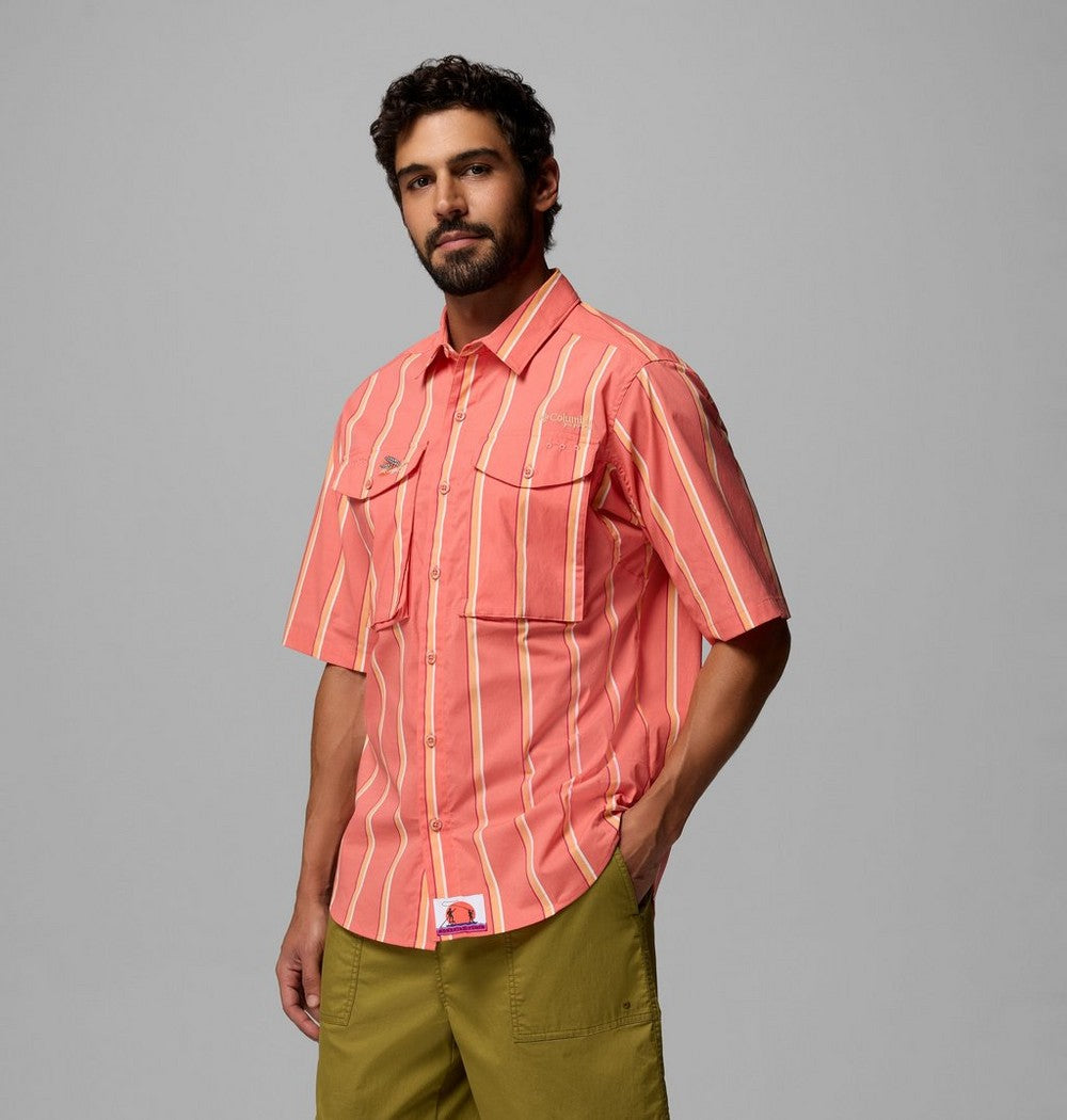 Men's Printed Short Sleeve Fishing Shirt