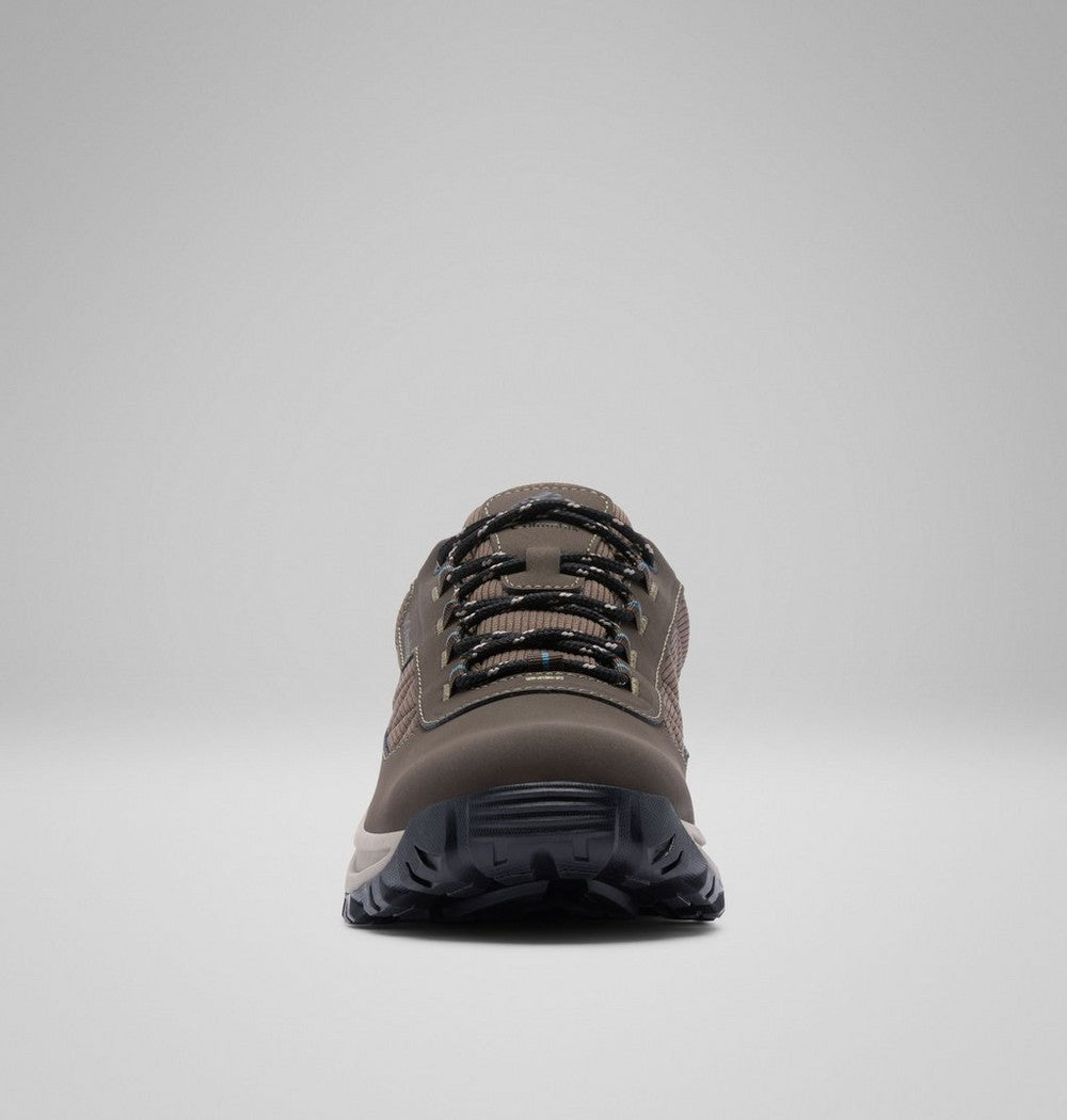 Men's Waterproof Low Hiking Shoe - Gray Red