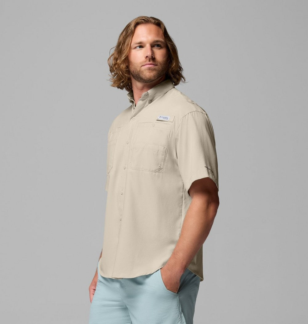 Men's Short-Sleeve Fishing Shirt - Blue