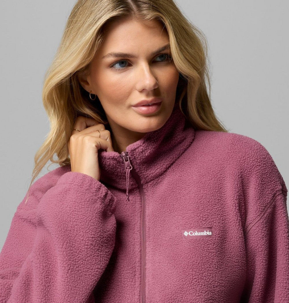 Women's Full-Zip Fleece Jacket - Tobacco