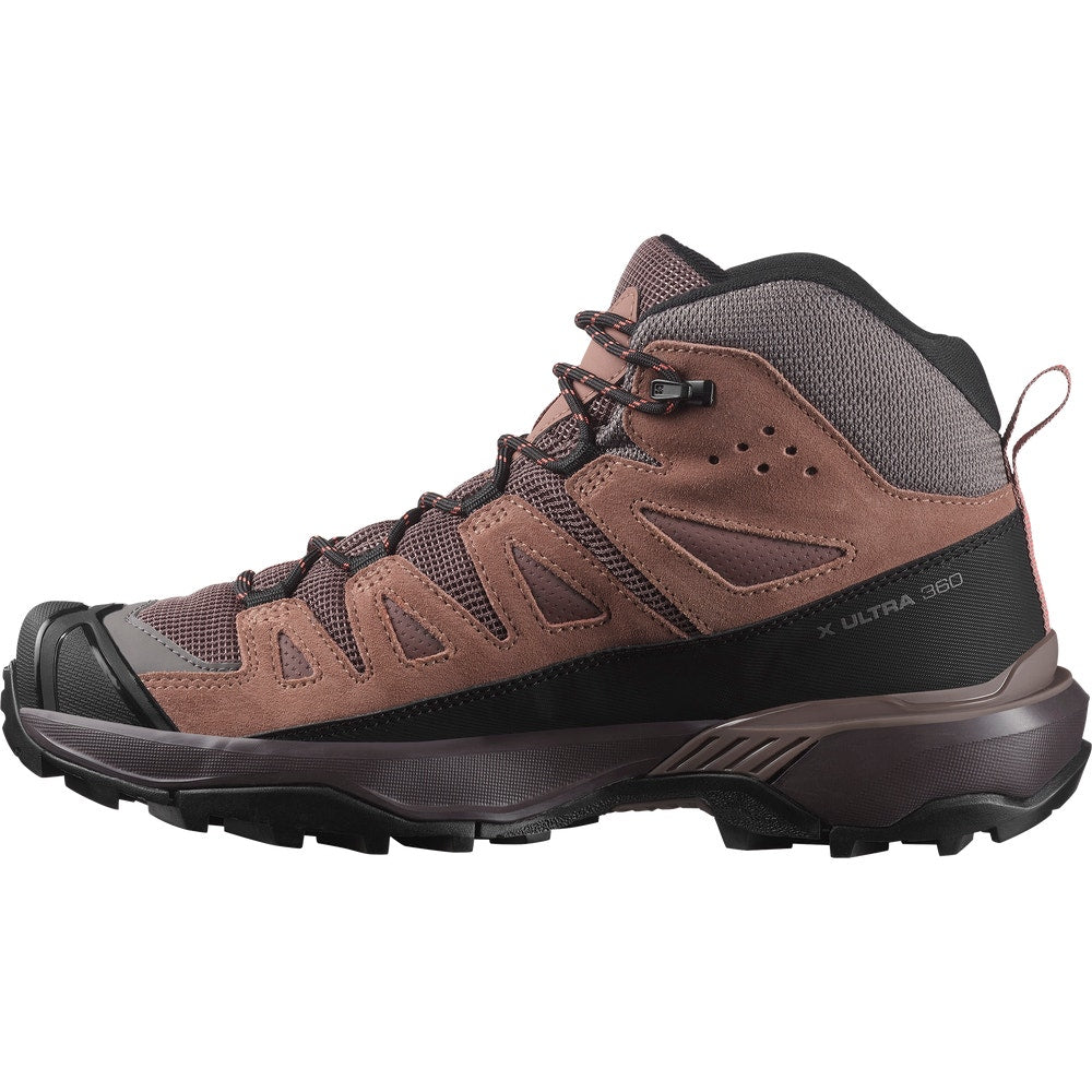 Women's Waterproof Leather Mid Hiking Boots - Tan