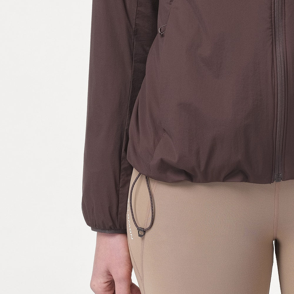 Women's Insulated Hooded Jacket - Brown