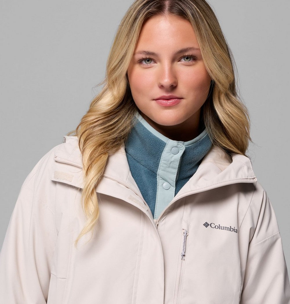 Women's Waterproof Rain Jacket - Coral