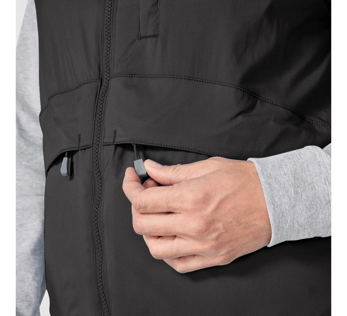 Women's Insulated Hooded Vest - Black