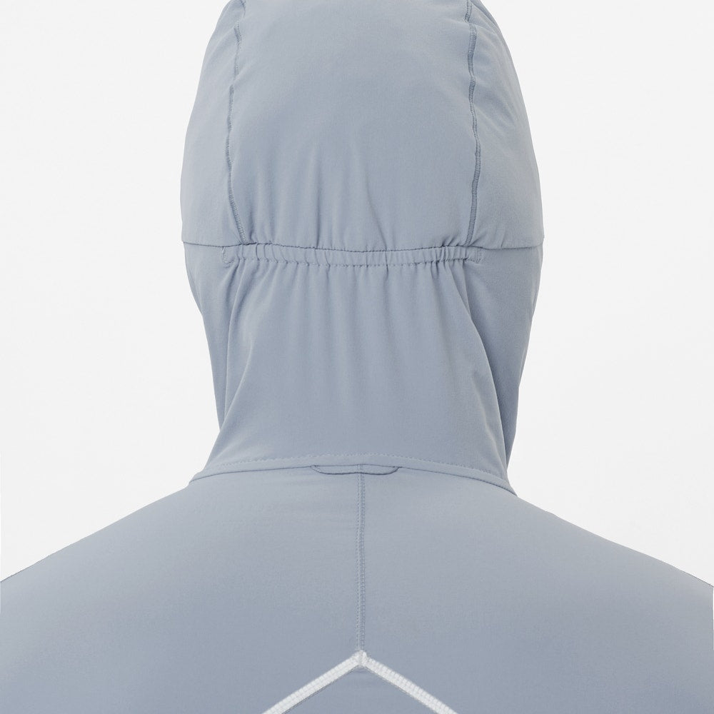 Men's Half-Zip Running Hoodie - Tan