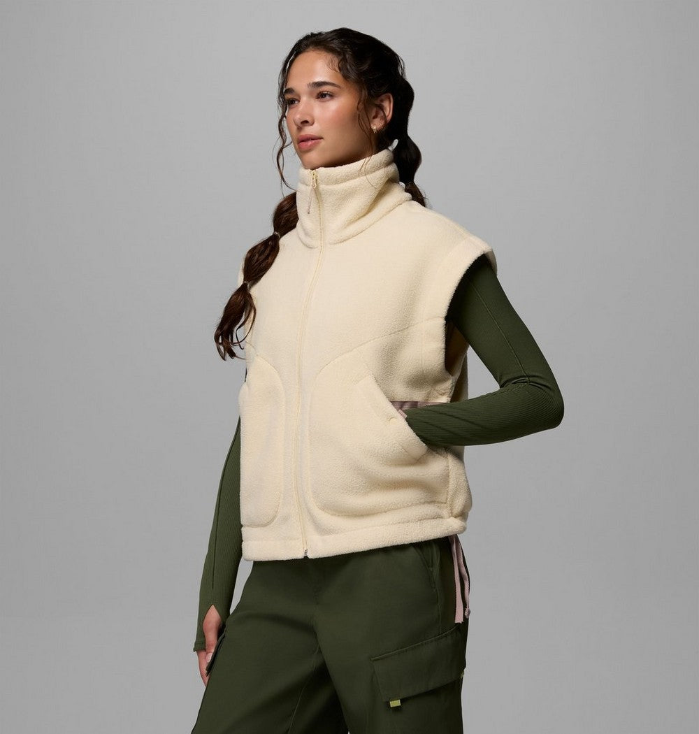Women's Relaxed Fleece Vest - Blue