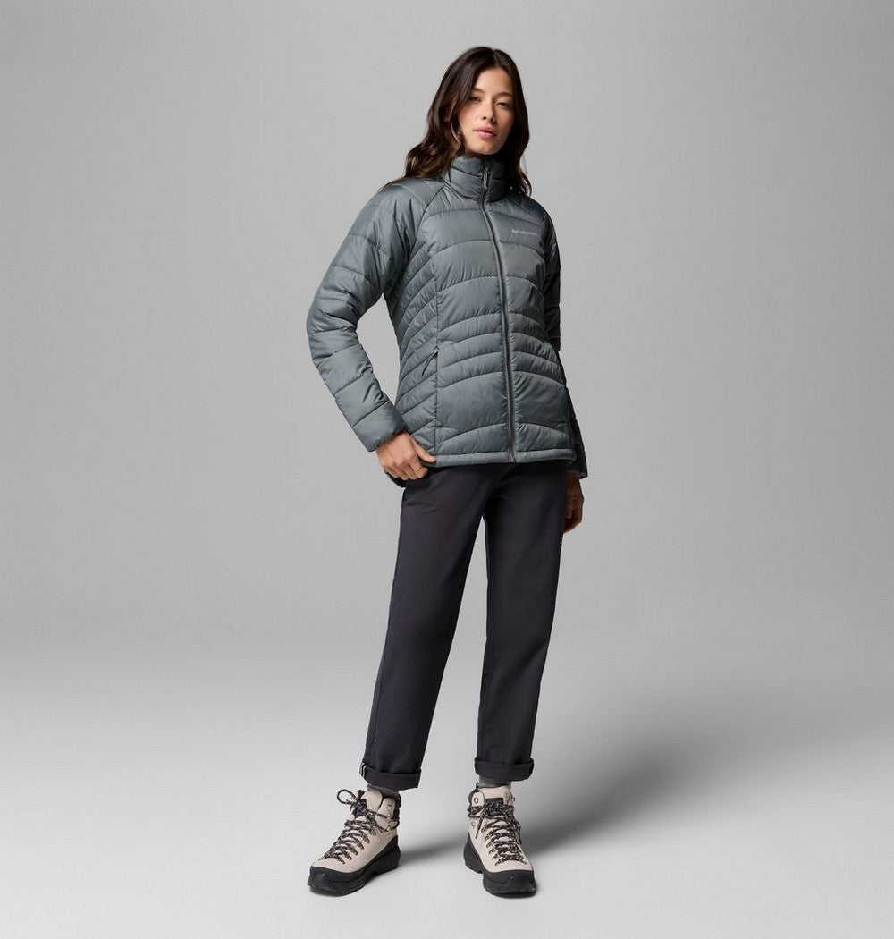 Women's Water-Resistant Insulated Jacket - Brown