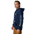 Men's Graphic Pullover Hoodie - Navy