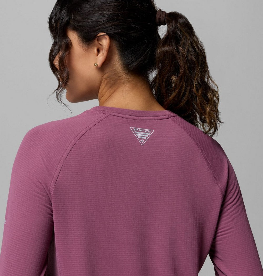 Women's UPF 50 Long Sleeve Crew - Gray