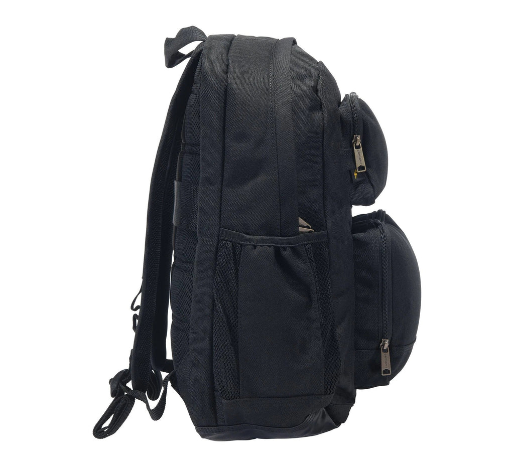 28L Dual-Compartment Laptop Backpack - Black