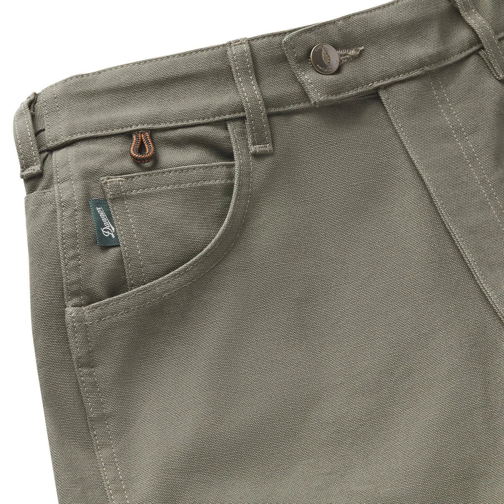 Women's Double Knee Cotton Duck Pants - Olive