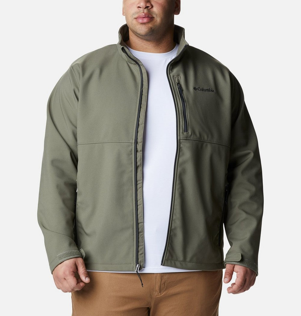 Men's Big Softshell Jacket - Grey