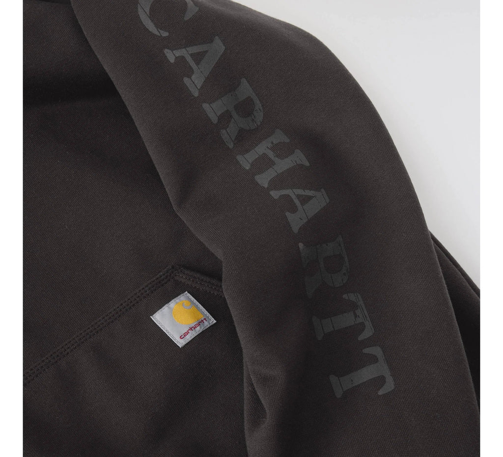Men's Back Graphic Hooded Sweatshirt - Port