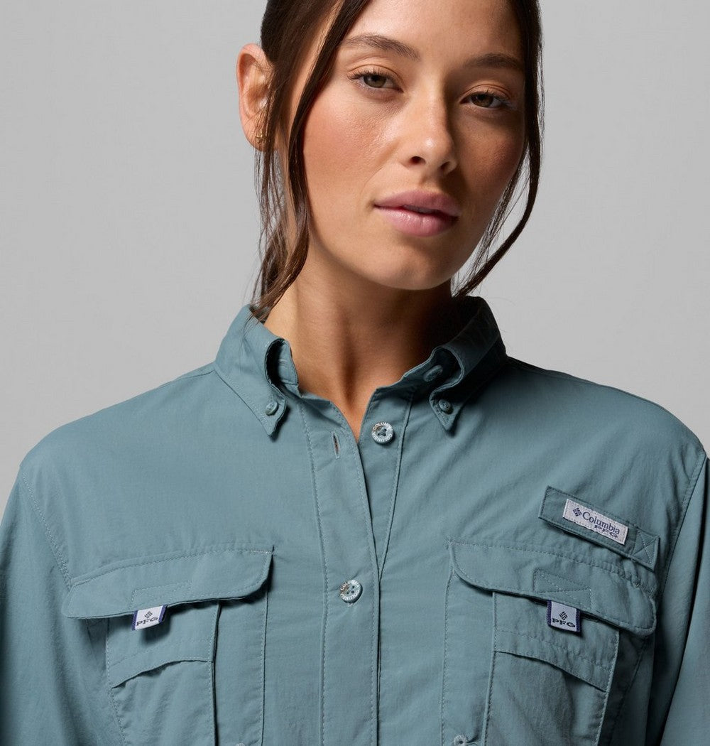 Women's Long Sleeve Fishing Shirt - Pink