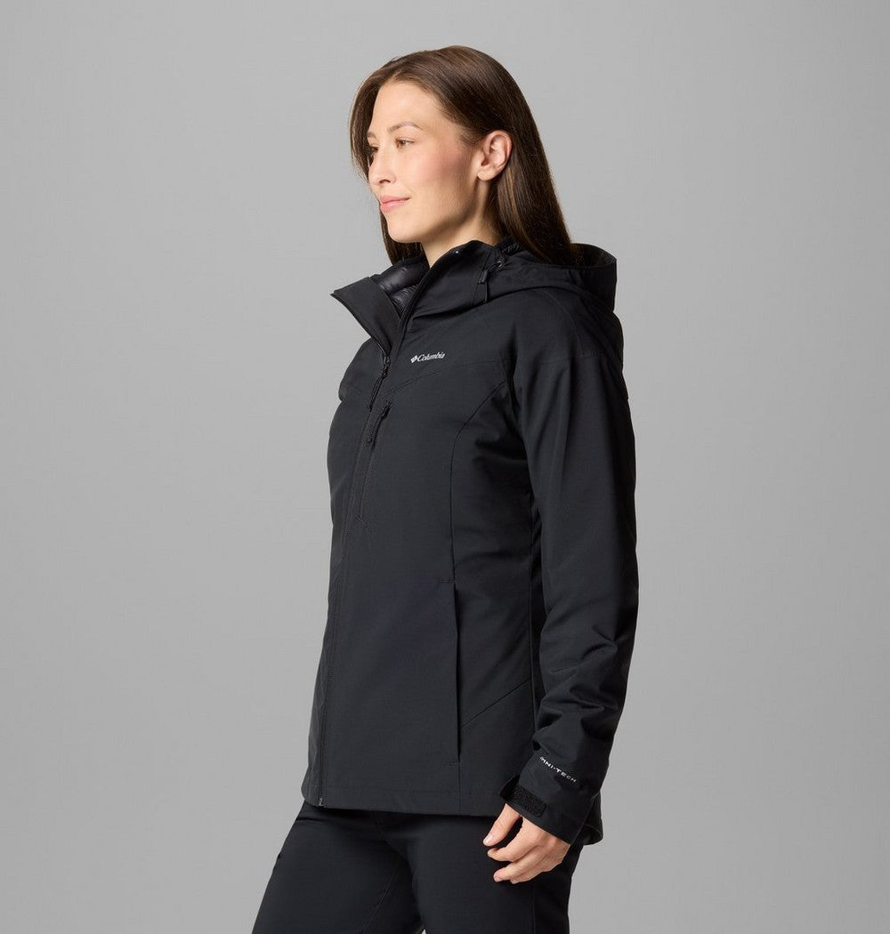 Women's 3-In-1 Waterproof Jacket - Brown